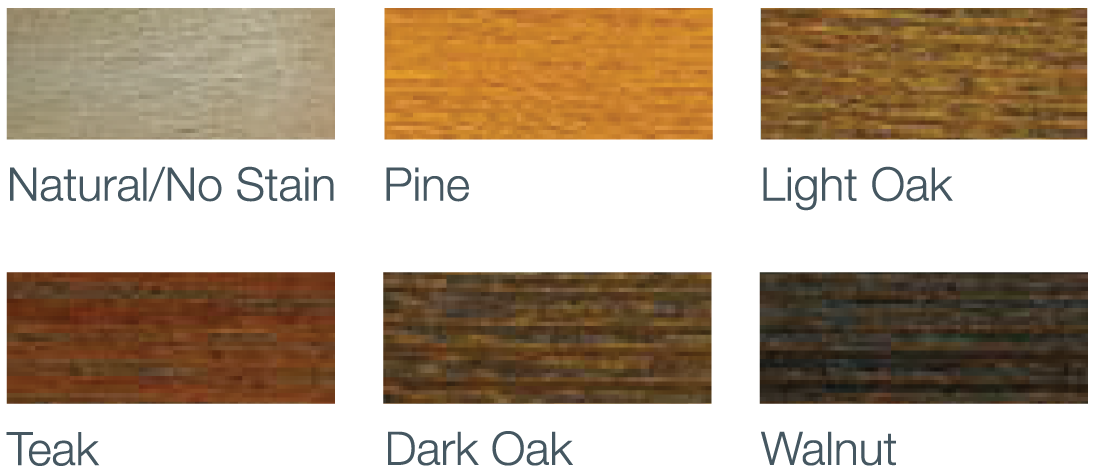 natural timber colours